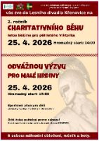 Charitativní běh a Odvážná výzva pro malé hrdiny plakát